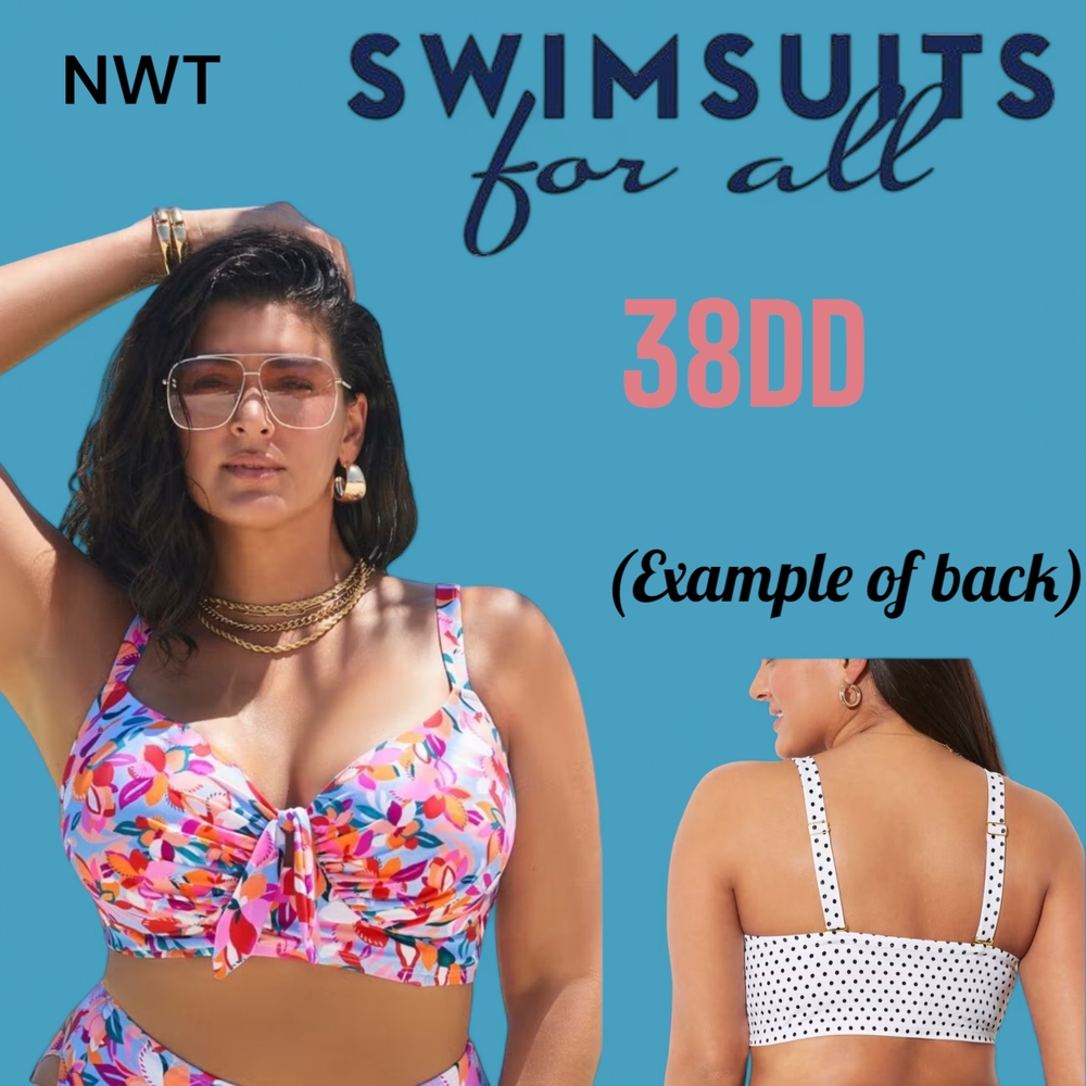 Swimsuits For All Women's Floral Bikini Top